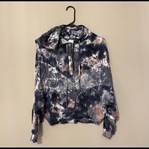 PINK hooded quarter zip